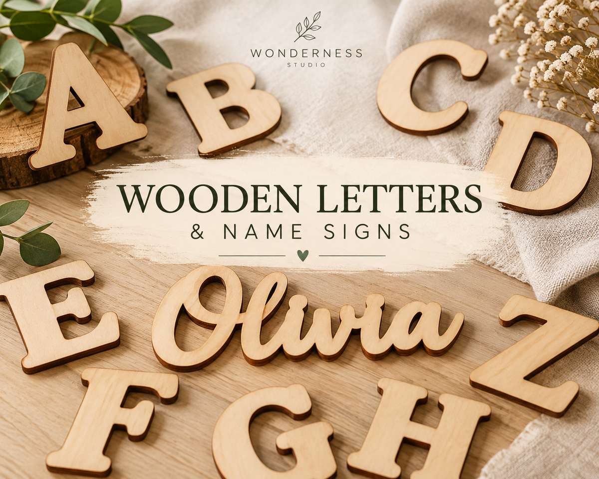 Wooden Letters & Names