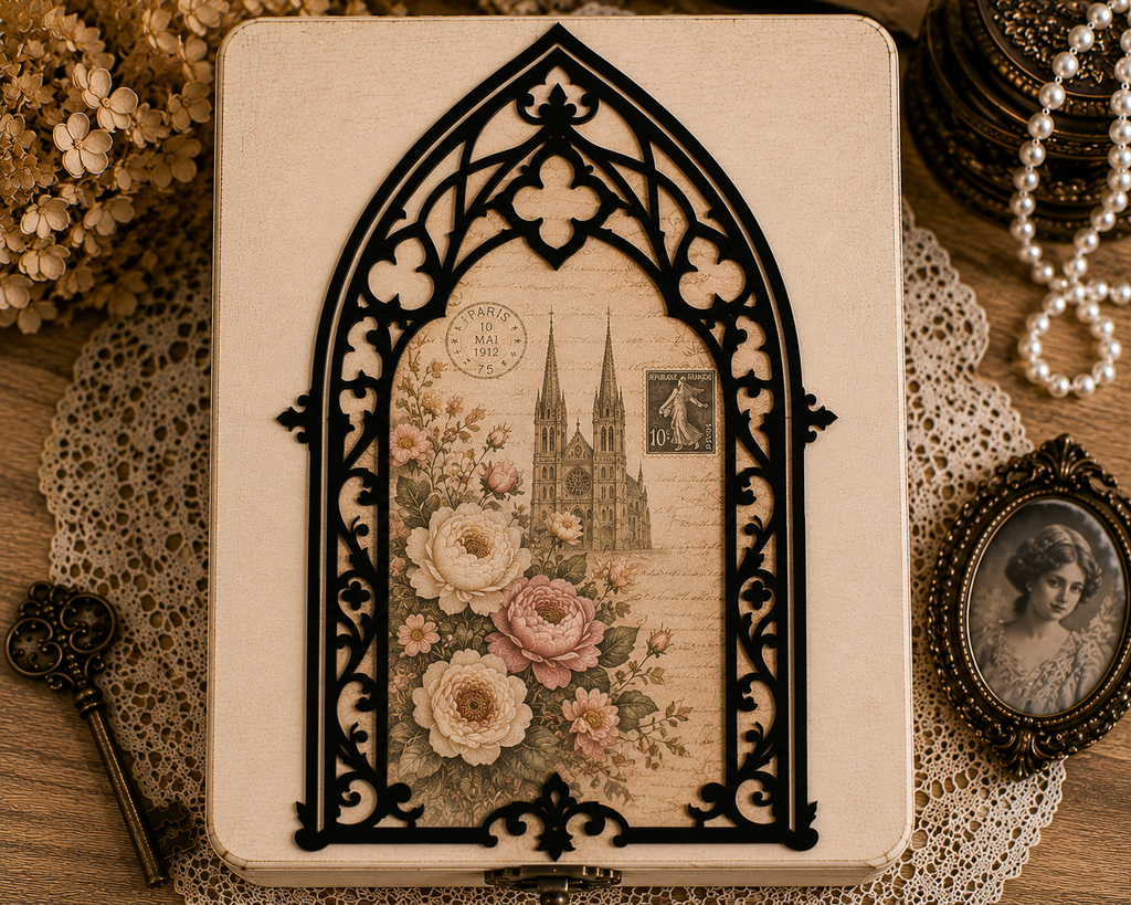 Gothic Window Decorative Wooden Frame