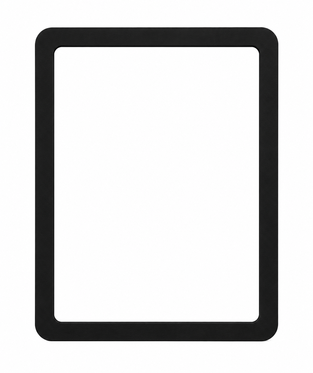 Simple Rectangle Wooden Frame – Unfinished Laser Cut Plywood Craft Frame