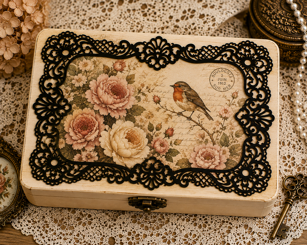 Lace Decorative Wooden Frame