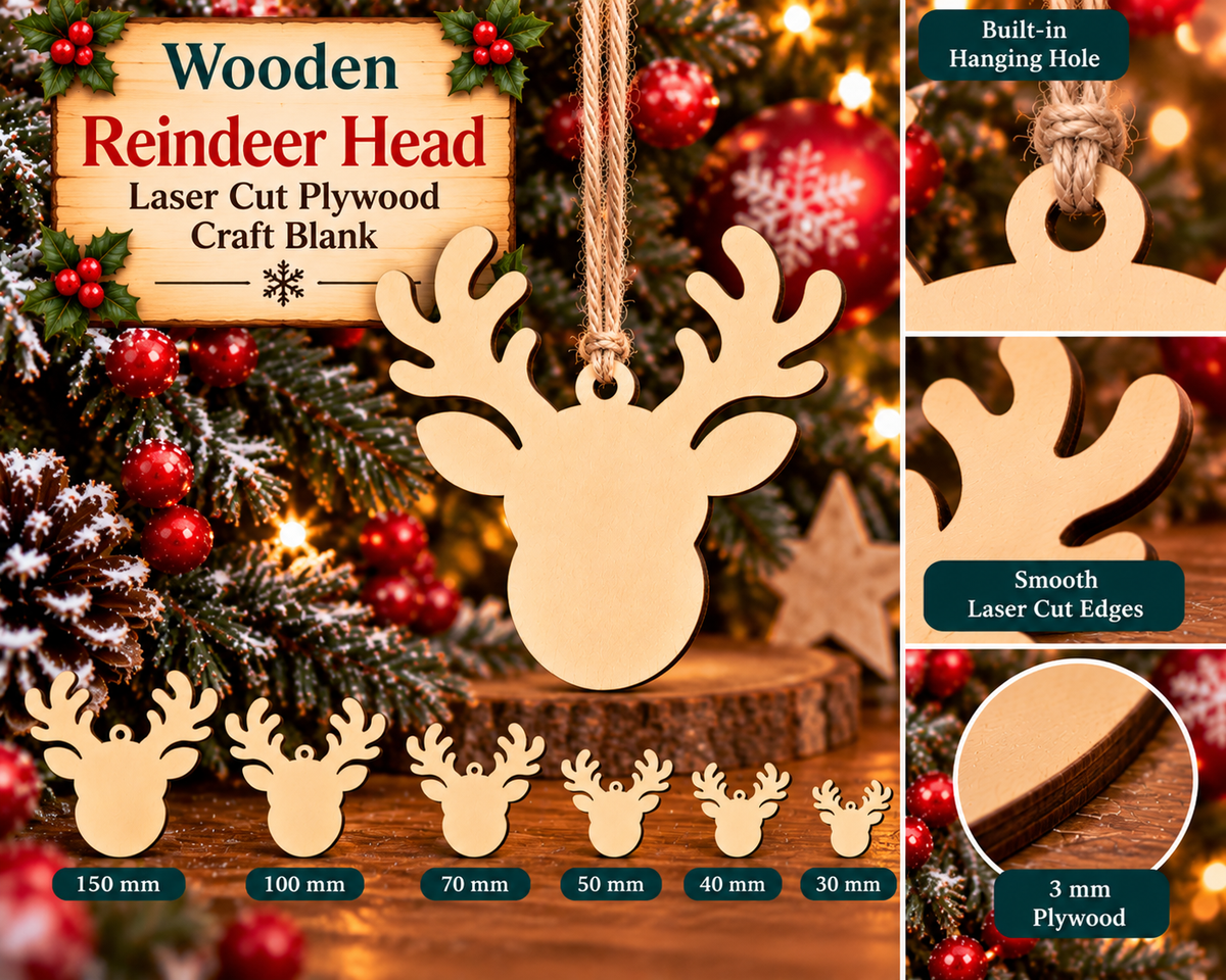 Wooden Gingerbread Man Craft Blank