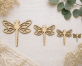 Wooden Dragonfly Craft Blankk– Laser Cut Plywood Craft Embellishments | 20–50 mm | Packs of 10–100